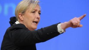 Marine Le Pen during the 2012 French presidential elections.  CC/Flickr/abodftyh